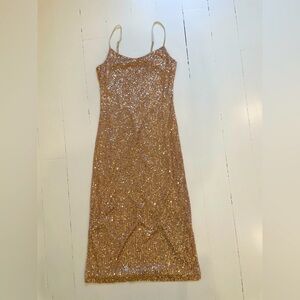 BB Dakota By Steve Madden Sequined Sleeveless Dress